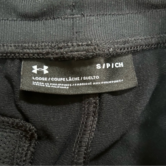 Men’s Black UA Sportstyle Joggers. Size S. - Picture 12 of 14